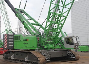 Гусеничный кран экскаватор