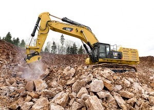 Экскаватор гусеничный большой